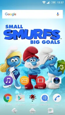 XPERIA™ Team Smurfs™ Theme android App screenshot 6